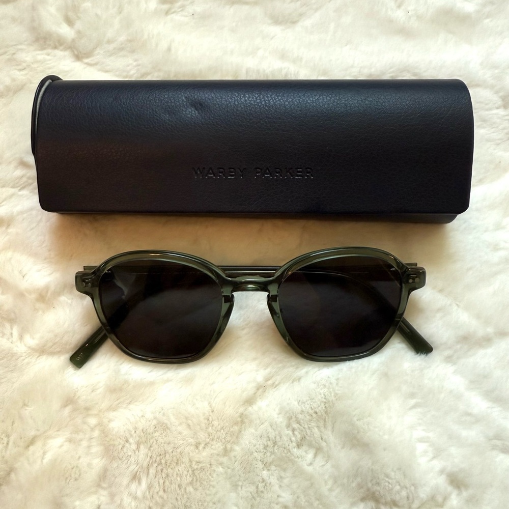 NWOT Green Warby Parker sunglasses